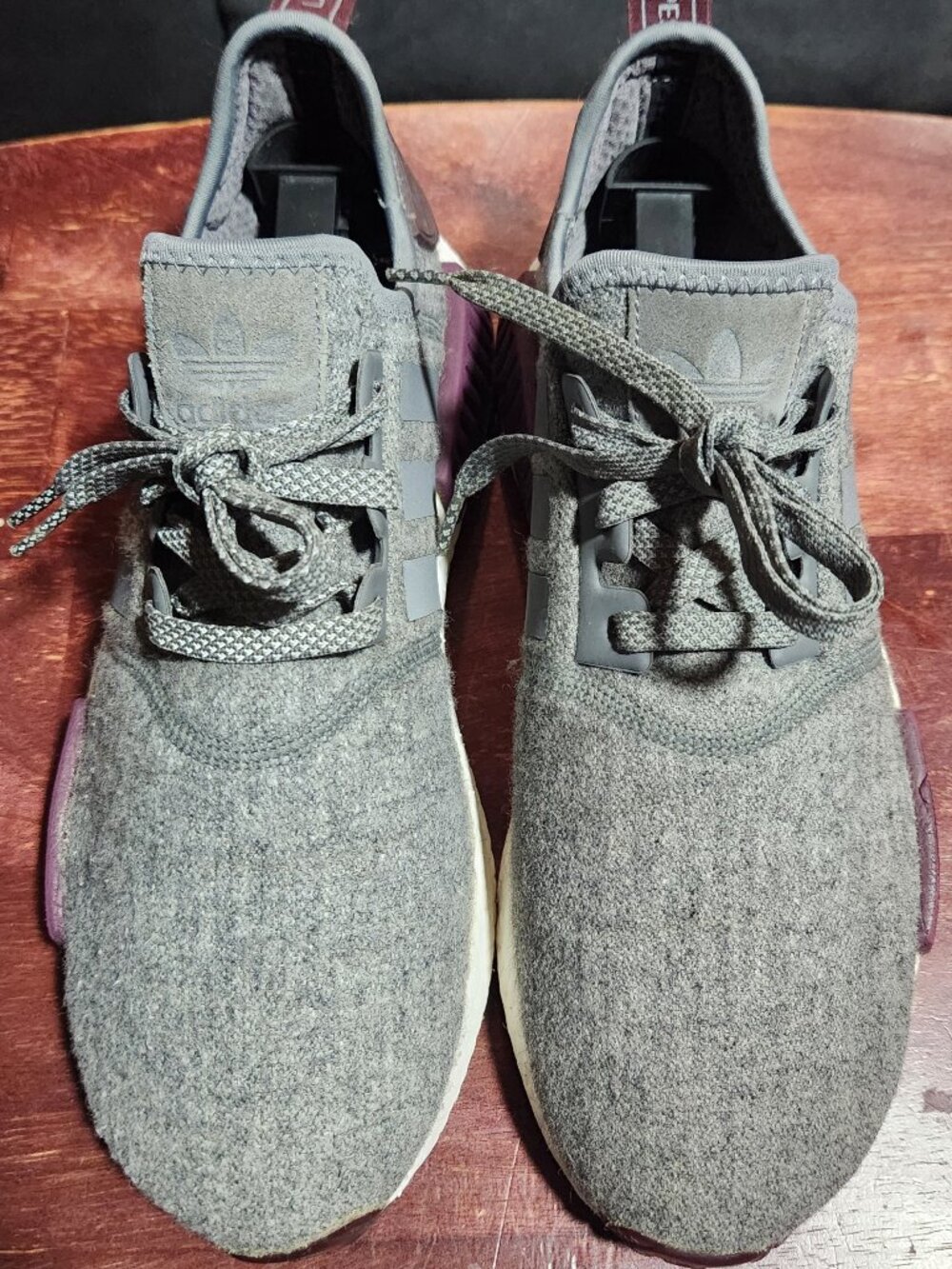 Adidas NMD R1 Grey Wool - Mens size 9 - Good Condition